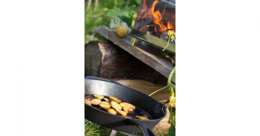 Petromax Petromax Feuerpfanne fp35, mit Pfannenstiel schwarz, 1 Henkel, O 35cm  schwarz Сковорода Petromax fp35, с черной ручкой, 1 ручка, O 35см