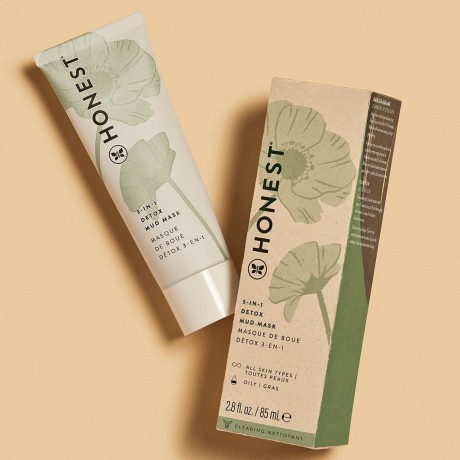 Honest Beauty 3-in-1 Detox Mud Mask Детокс-грязевая маска 3-в-1