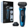 Braun Elektrischer Rasierer fur Manner quot;Series 6 60-B1200squot; in Blau  Электробритва мужская &quot;Series 6 60-B1200s&quot; в синем