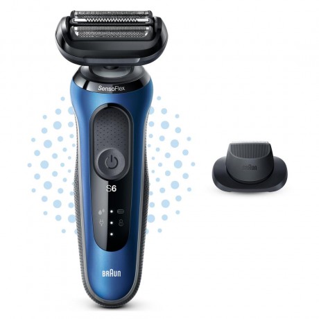 Braun Elektrischer Rasierer fur Manner quot;Series 6 60-B1200squot; in Blau  Электробритва мужская &quot;Series 6 60-B1200s&quot; в синем