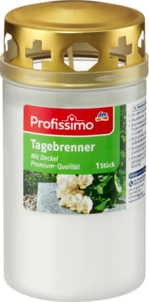 Profissimo Поминальная свеча белаяс Крышкой	 48 часов, 1 шт