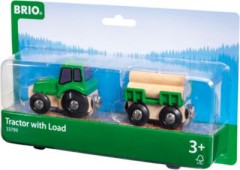 BRIO Traktor mit Holz-Anhanger Трактор с лесовозным прицепом