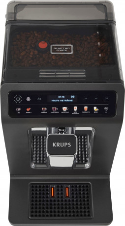 Krups Krups Kaffeevollautomat EA895N Evidence One, inkl. 250 gr ESPRESSO KAFFEE im Wert von UVP € 6,99  Полностью автоматическая кофемашина Krups EA895N Evidence One, включая 250 г КОФЕ ЭСПРЕССО — рекомендуемая розничная ена 6,99 евро.