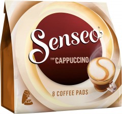 Senseo Kaffeepads Cappuccino, Сенсео Кофе в чалдах Капучино, 8 штук, 92 г
