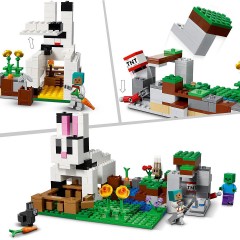 LEGO Minecraft 21181 Die Kaninchenranch ЛЕГО Кроличье ранчо