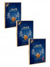 Lindt Adventskalender 2024 blau, Адвент-календарь 2024, 24 сладких сюрприза, 600 г, 3 штуки