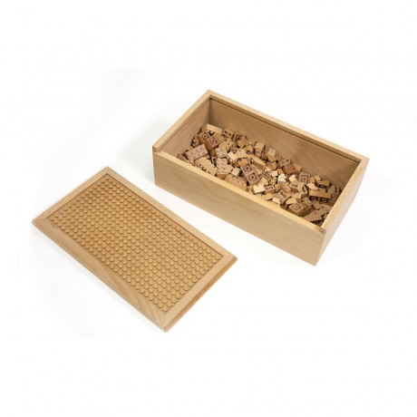 FabBrix FabBrix Holz-Bausteine (150 p.)  Kiste Деревянные строительные блоки FabBrix (150 шт.) коробка