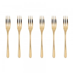 Sambonet Sambonet Taste - Edelstahl / PVD Gold Kuchengabel-Set 6-tlg. Sambonet Taste - Набор вилок для торта из нержавеющей стали / золота с PVD-покрытием, 6 шт.