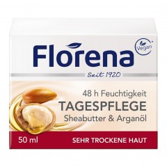 Florena Tagespflege Sheabutter &amp; Arganol  Дневной уход Масло ши и арганол