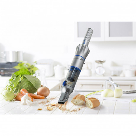 Genius Genius Akku-Handstaubsauger Invictus One 2.0, blau, beutellos  kabellos 13kPA, 2x HEPA Filter, Akku, Bursten-Set Blau Беспроводной ручной пылесос Genius Invictus One 2.0, синий, беспроводной без мешка, 13 кПа, 2x HEPA-фильтра, аккумулятор, набор ще