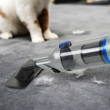 Genius Genius Akku-Handstaubsauger Invictus One 2.0, blau, beutellos  kabellos 13kPA, 2x HEPA Filter, Akku, Bursten-Set Blau Беспроводной ручной пылесос Genius Invictus One 2.0, синий, беспроводной без мешка, 13 кПа, 2x HEPA-фильтра, аккумулятор, набор ще