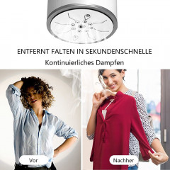 GelldG GelldG Dampfburste Dampfglatter 1200W faltbar Dampfbugel mit 200ML Wassertank  Паровая щетка GelldG, складной паровой утюг мощностью 1200 Вт с резервуаром для воды объемом 200 мл