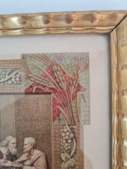 Картина винтажная &quot;Тайная вечеря&quot;, 34,5 x 23,5 см, Германия, 1970-80гг.