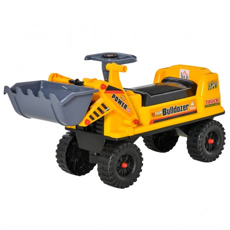 HOMCOM Kinder Bulldozer mit Stauraum Детский бульдозер с местом для хранения