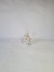 Фигурка винтажная Im Stil Limoges &quot;Белый клоун с мандолиной&quot;, фарфор, 11 x 6,5 см, Франция, 1960-70гг.