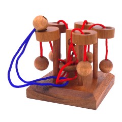 ROMBOL Seilpuzzle-Set mit unterschiedlichen Веревочный пазл с разными