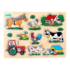 Small Foot Greifpuzzle Bauernhof Захватывающая ферма головоломок