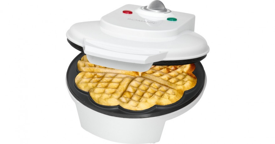 Bomann Bomann Waffeleisen WA 5018 CB weiss, 1.200 Watt  weiss Вафельница Bomann WA 5018 CB белая, 1200 Вт