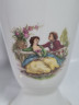 Бокалы винтажные Porcelaine De Luxe "Влюбленная пара", фарфор, 2 шт., 14.5 см, Франция, 1960-70гг.
