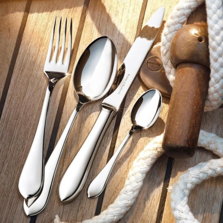 Robbe & Berking Robbe & Berking Dinner for two - Eclipse 150 g versilbert Menubesteck-Set im Geschenkkarton 10-tlg. Robbe &amp; Berking Dinner for two - Eclipse Набор посеребренных столовых приборов 150 г в подарочной упаковке 10 шт.