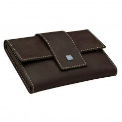 ERBE Manikure Set Druckknopf-Etui Serie quot;Mountain Bearquot;, braun, 7-tlg.  Маникюрный набор кнопочный футляр серии &amp;quot;Горный медведь&amp;quot;, коричневый, 7 шт.