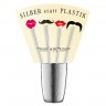 Robbe & Berking Robbe & Berking Bar-Kollektion - 90 g versilbert Trinkhalm mit Reinigungsburste und 5x Kunststoffring Коллекция Robbe &amp; Berking Bar - посеребренная соломинка для питья 90 г с чистящей щеткой и пластиковым кольцом 5x