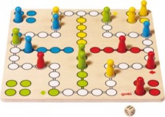 goki Ludo aus Holz Деревянный людо