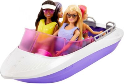 Mattel Barbie Malibu Mermaid Power Schnell-Boot und 2 Puppen Барби Малибу Русалка Power Speed ??Boat и 2 куклы