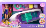 Mattel Barbie Malibu Mermaid Power Schnell-Boot und 2 Puppen Барби Малибу Русалка Power Speed ??Boat и 2 куклы