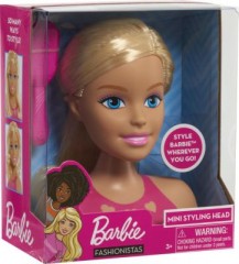 Just Play Barbie Mini Blonde Styling Head Barbie Mini Blonde Styling Head