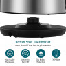 OKA OKA Wasserkocher Edelstahl-Wasserkocher 2200W fur schnelles Aufkochen, 2200,00 W, 1,7L Fassung,Sichtfenster,automatisch abschaltend,inkl.Kalkfilter  Чайник OKA Чайник из нержавеющей стали 2200 Вт для быстрого закипания, 2200,00 Вт, объем 1,7 л, смотро