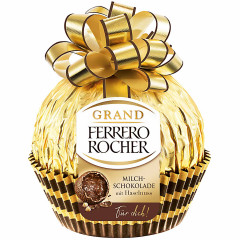 Grand Ferrero Rocher Milchschokolade 3stk x 125g, Гранд Ферреро Роше Шоколадный шар из молочного шоколада 125г, 3 штуки