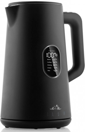 eta eta Wasserkocher ELSA schwarz ETA559790000, 1,5 l, 1800 W, Doppelwandiges Design zum Schutz vor Verbrennungen чайник ELSA черный ETA559790000, 1,5 л, 1800 Вт, конструкция с двойными стенками для защиты от ожогов