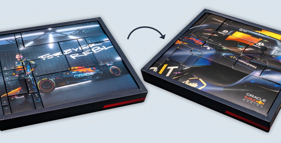 Адвент календарь 2025 FRANZIS 67245 Oracle Red Bull Racing, модель в масштабе 1:43, со звуковым модулем