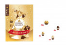 Ferrero Rocher Goldene Momente Advent Calendar, Адвент-календарь 2025 «Золотые мгновения», 24 сладких сюрприза, 44 см x 32 см, 258 грамм