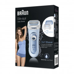 Braun Elektrische Rasierer fur Frauen quot;Silk-epil Lady Shaver LS 5160quot; in Blau  Электробритвы женские &amp;quot;Silk-epil Lady Shaver LS 5160&amp;quot; в синем