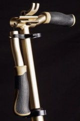 SIX DEGREES Aluminium Scooter Six Degrees 205 mm AIR gold Алюминиевый самокат Six Degrees 205 мм AIR золото