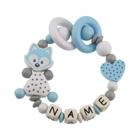 elefantasie Greifling Kleiner Fuchs personalisiert mit Namen Маленькая лисичка с цепляющей игрушкой