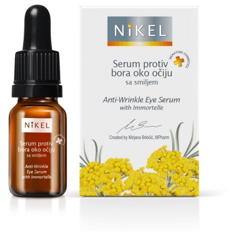 NIKEL Antifalten Augenserum Immortelle 10ml Сыворотка против морщин вокруг глаз Бессмертник 10мл
