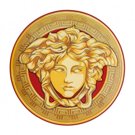 Rosenthal meets Versace Rosenthal Versace Medusa Amplified - Golden Coin Tortenplatte 33 cm Rosenthal Versace Medusa Amplified - Тарелка для торта с золотой монетой 33 см