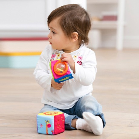 baby-walz 6er-Pack Stoffwurfel 6 штук кубиков ткани