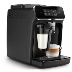 Philips Philips Kaffeevollautomat EP2331/10 2300 Series, 4 Kaffeespezialitaten, mit LatteGo-Milchsystem, Klavierlack-Schwarz  Полностью автоматическая кофемашина Philips EP2331/10 серии 2300, 4 сорта кофе, с молочной системой LatteGo, черный рояль