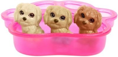Mattel Barbie Puppe (blond) mit Hund  Welpen Кукла Барби (блондинка) с собачьими щенками