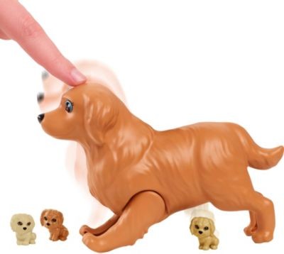 Mattel Barbie Puppe (blond) mit Hund  Welpen Кукла Барби (блондинка) с собачьими щенками