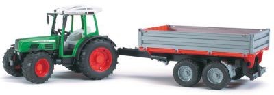 Bruder BRUDER 02104 Fendt 209 S mit Bordwandanhanger BRUDER 02104 Fendt 209 S с боковым прицепом