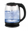 Cheffinger Cheffinger Wasserkocher 1,8L Glas Edelstahl Wasserkocher 1500W mit LED-Beleuchtung Teekocher, 1.8 l  Чайник Cheffinger 1,8 л, стеклянный чайник из нержавеющей стали, 1500 Вт со светодиодной подсветкой, заварочный чайник, 1,8 л