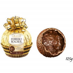 Grand Ferrero Rocher Milchschokolade  5stk x 125g, Гранд Ферреро Роше Шоколадный шар из молочного шоколада, 125г, 5 штук