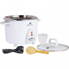 KeMar Kitchenware KeMar Kitchenware Reiskocher KRC-200, 500 W, Innentopf aus Edelstahl, Glasdeckel, Bambusloffel  Кухонная плита KeMar KRC-200, 500 Вт, внутренняя кастрюля из нержавеющей стали, стеклянная крышка, бамбуковая ложка