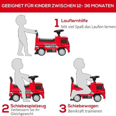 HOMCOM Rutscherfahrzeug als LKW Слайдер в виде грузовика