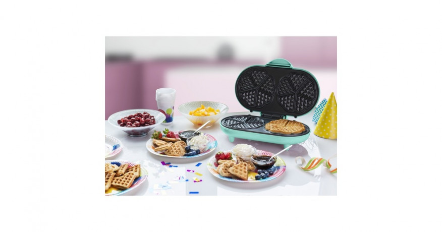 Bestron Bestron Doppel-Herzwaffeleisen ADWM1000M mint, 1.000 Watt  mint Вафельница Bestron с двойным сердцем ADWM1000M мятная, 1000 Вт